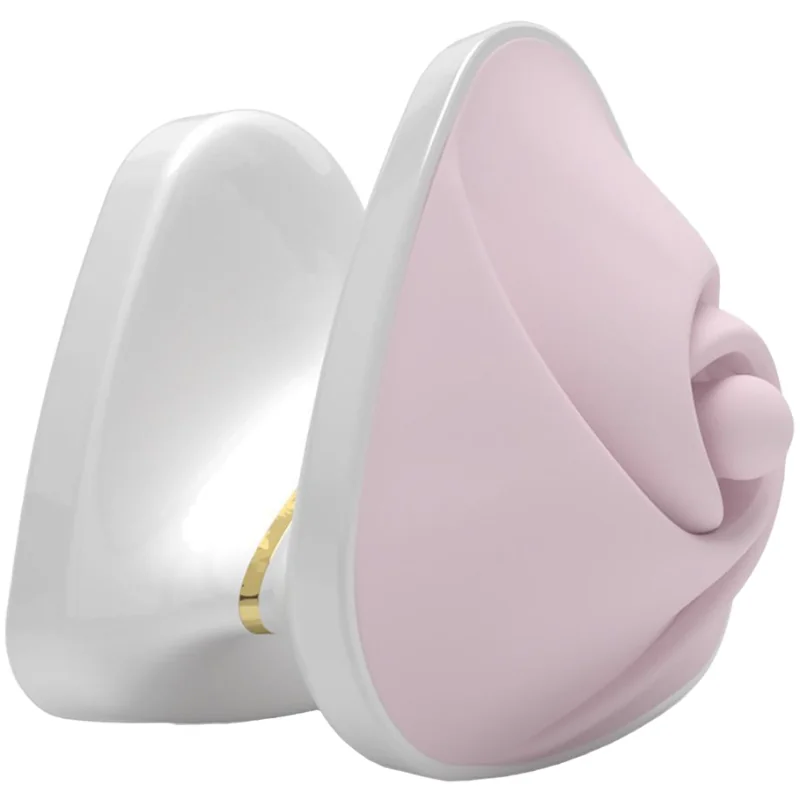 Minivibrátor na klitoris Rose Heart 7 cm