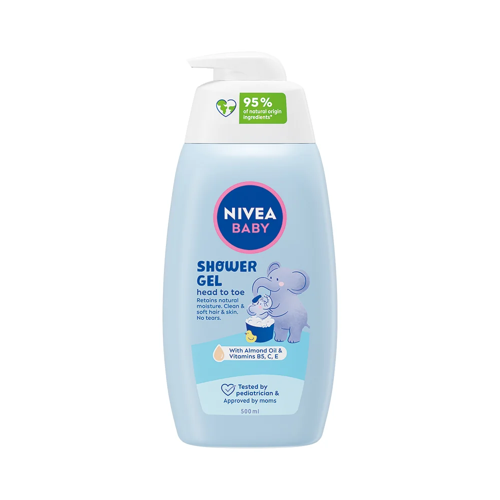 Nivea Baby Sprchovací gél pre celé telo a vlásky 1×500 ml, sprchový gél