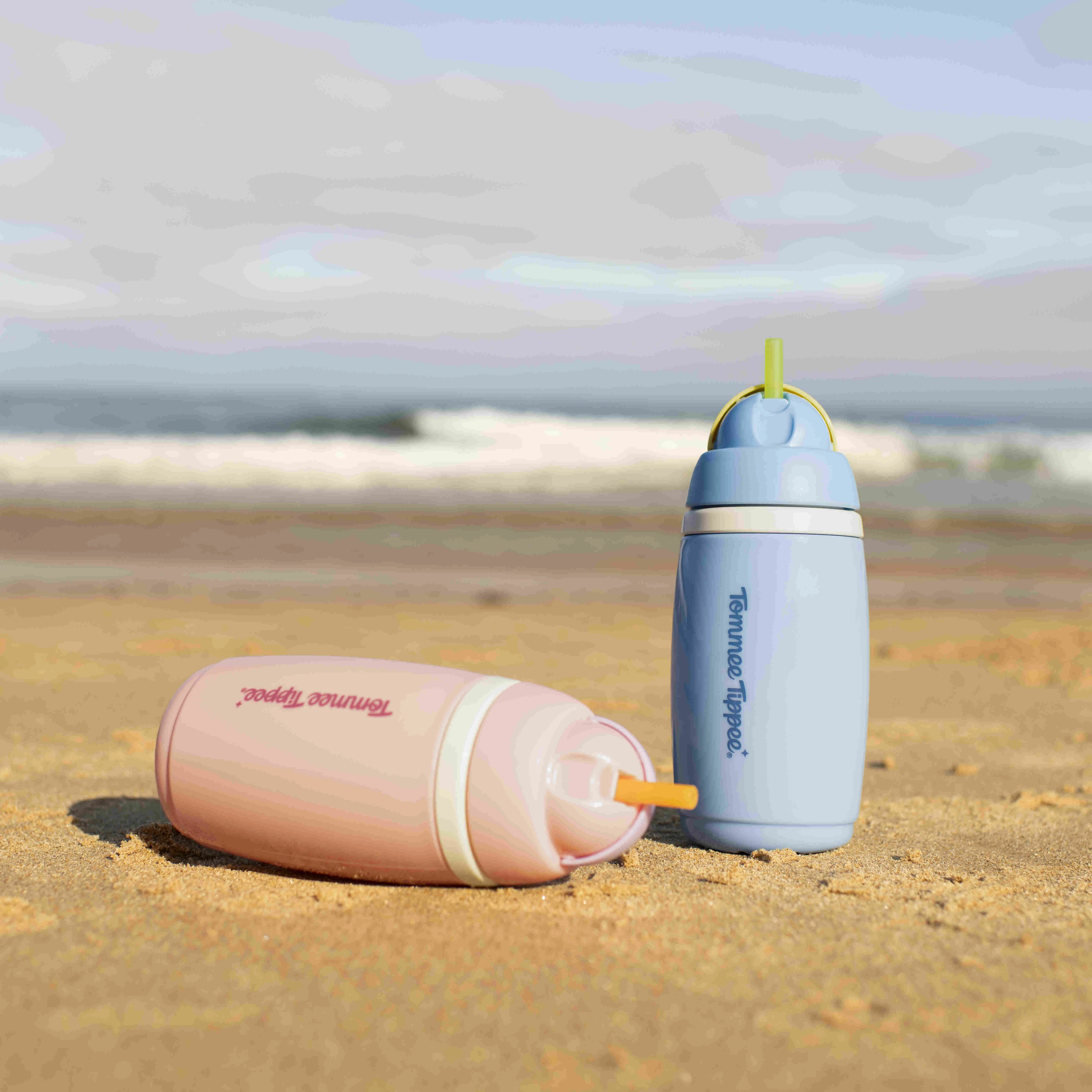 Tommee Tippee Active hrnček so slamkou, 266 ml, 12m+, ružový 266 ml