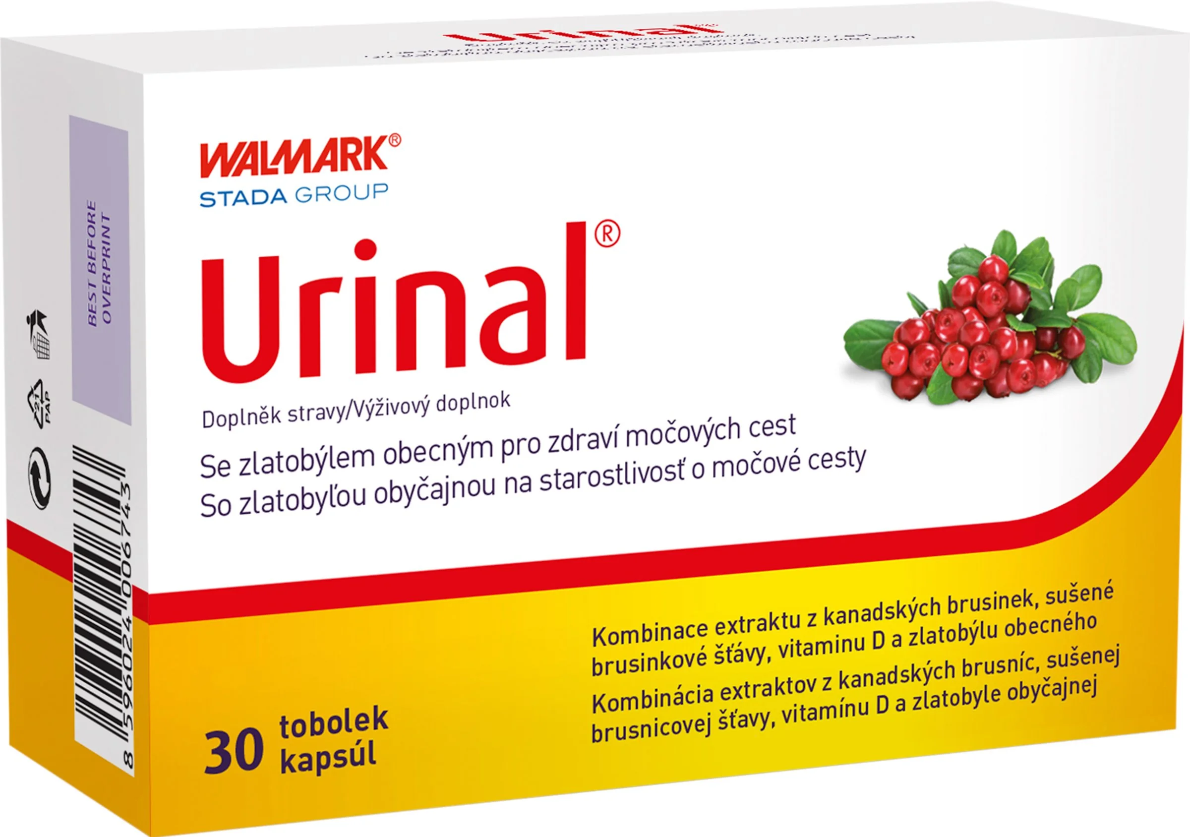 Urinal 1×30 cps, výživový doplnok