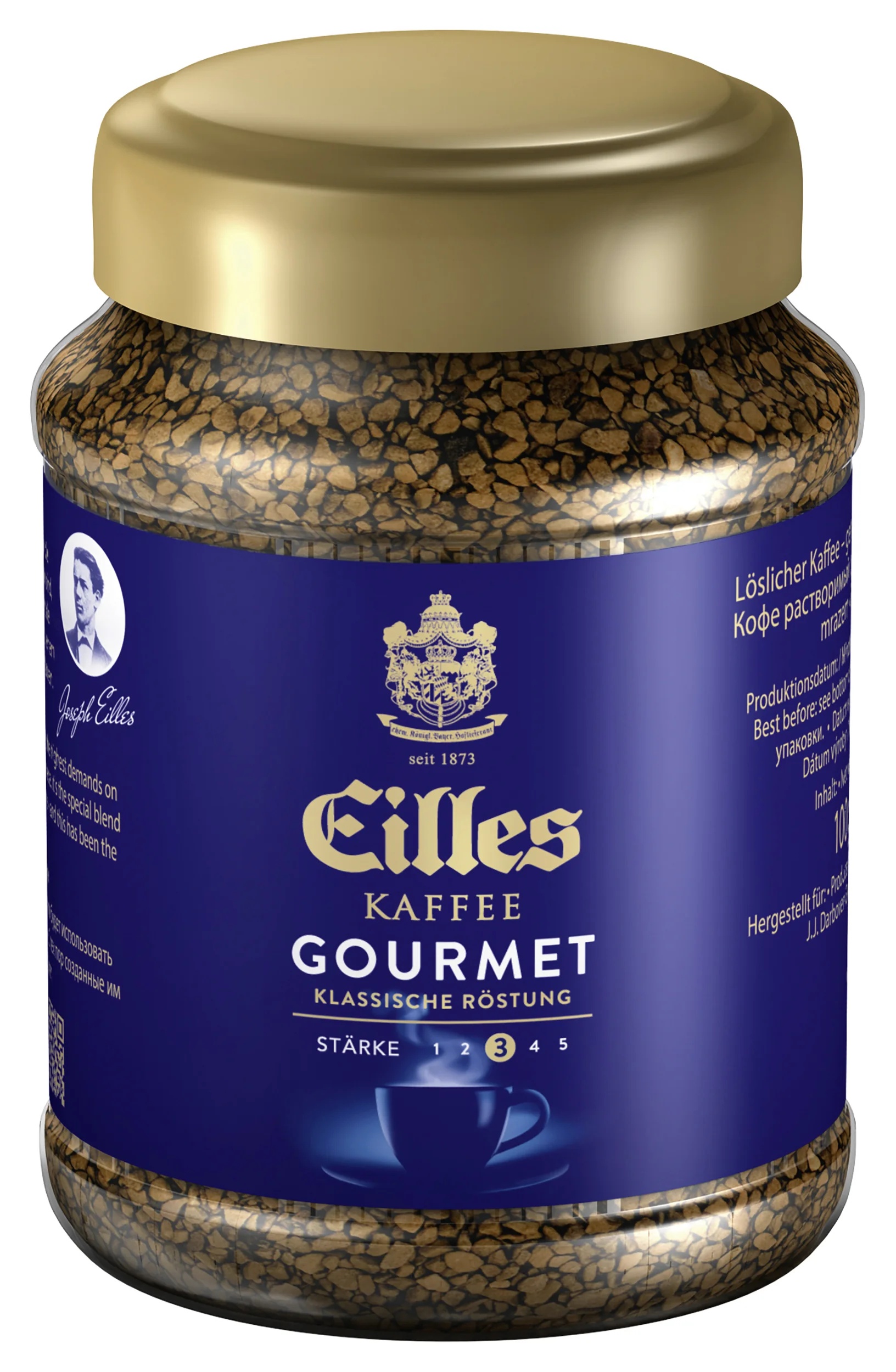 EILLES GOURMET CAFÉ MOMENT - INSTANT 1x100 g, instantná káva