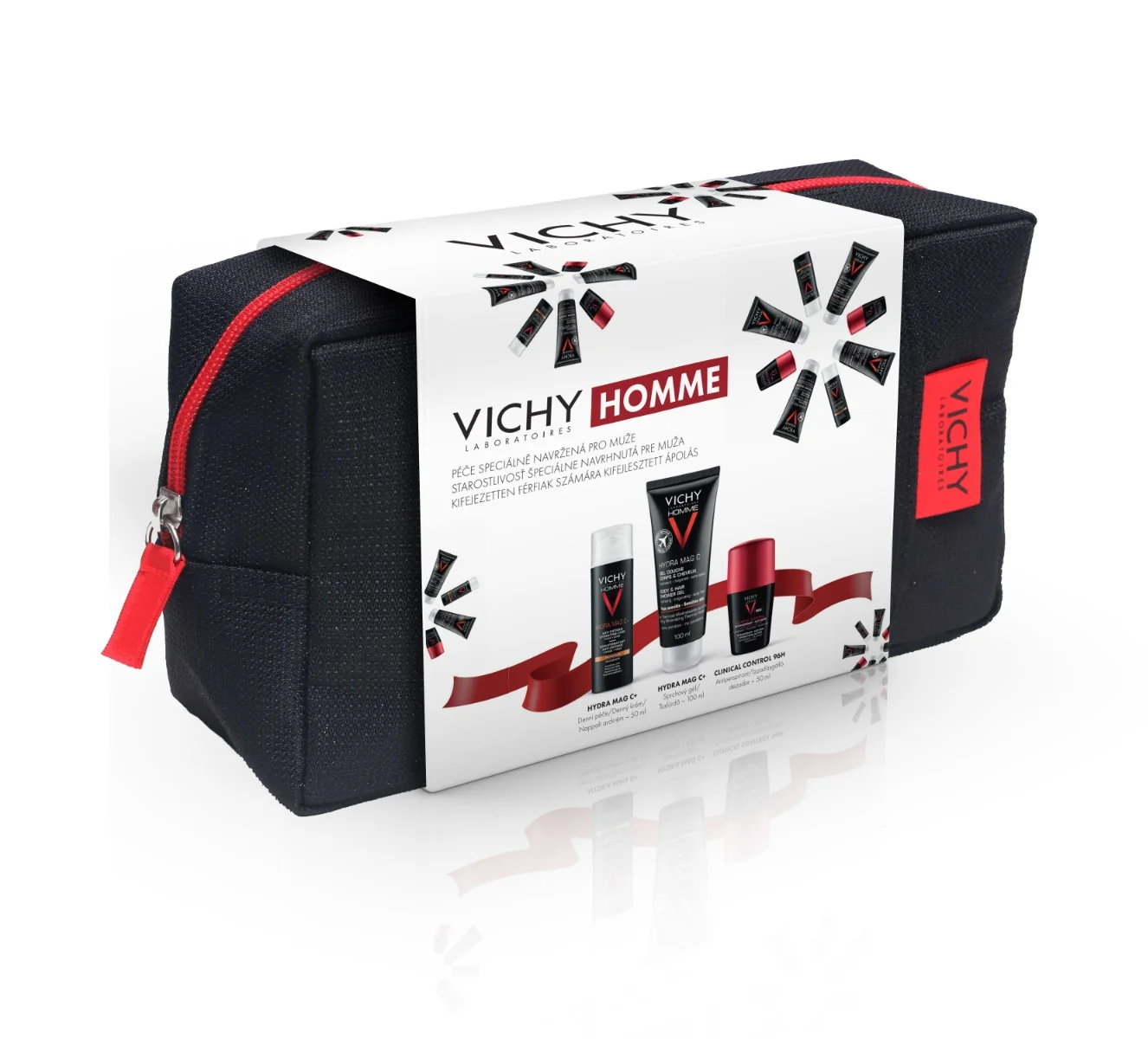 VIchy Homme Hydra Mag C Xmas 1×1 set, vianočný balíček