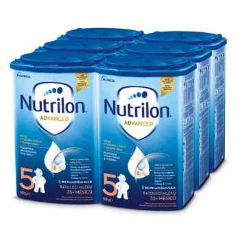 Nutrilon Advanced 5 6×800 g, dojčenské mlieko