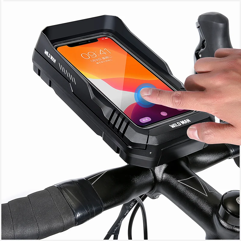Wild Man FK1 držiak na mobil na bicykel 0.5L, čierny