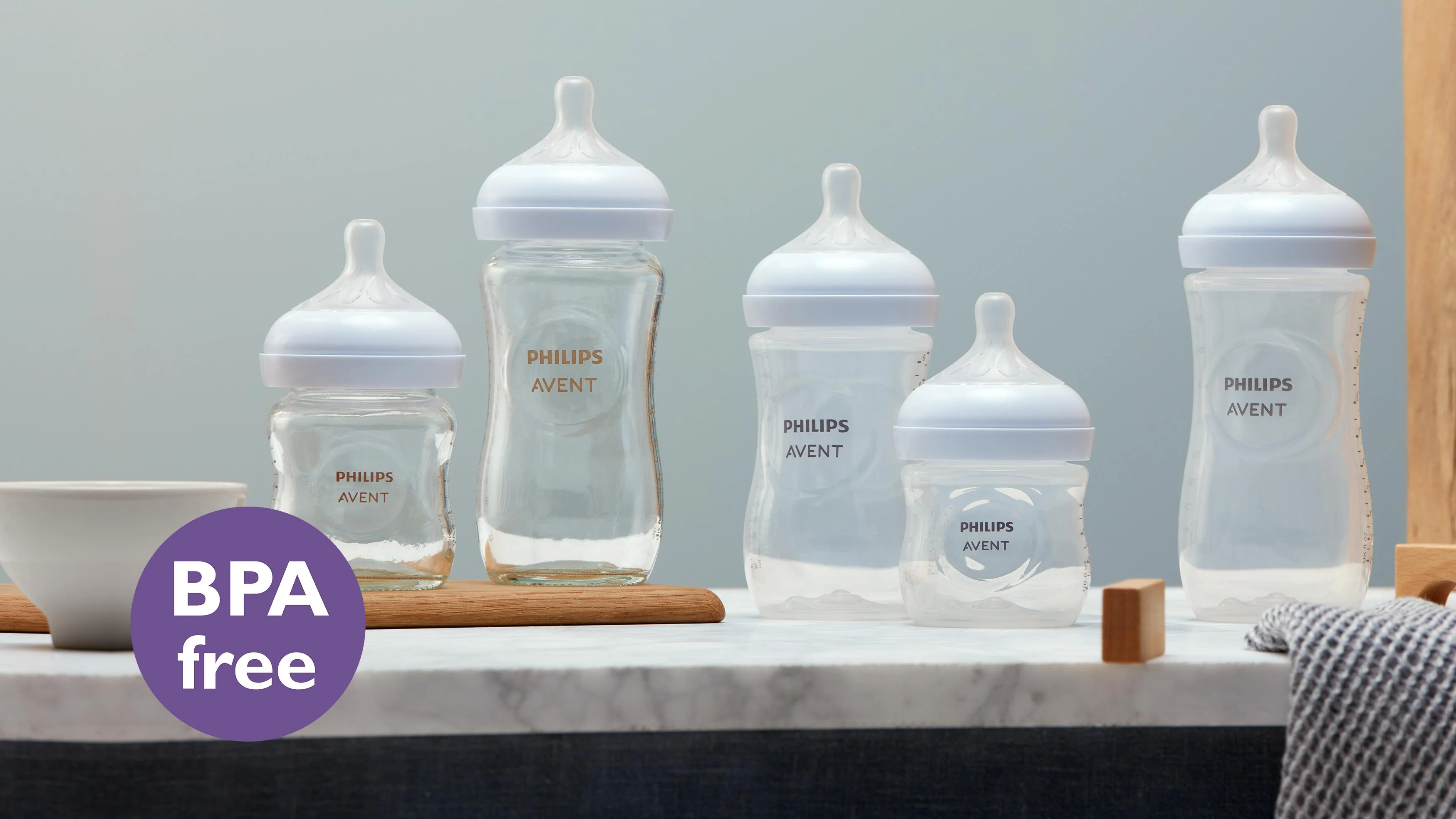 Philips AVENT SCY903/04 Fľaša Natural Response 260 ml, 3-6m, 4 ks 3 ks