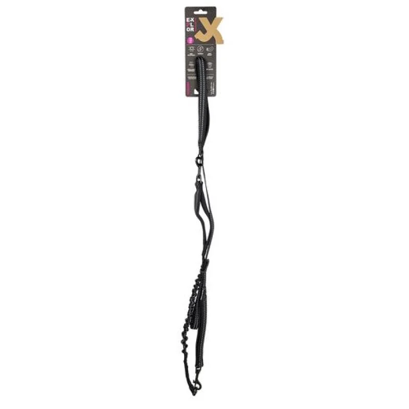 DUVO+ EXPLORER Ultimate 2in1 Odolné a pohodlné vodidlo 180cm - 16mm granitovo čierne