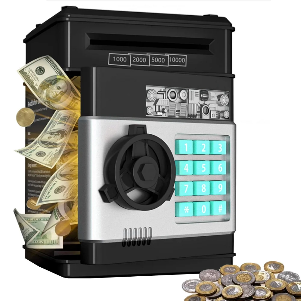 Elektronický trezor na bankovky s prístupovým kódom