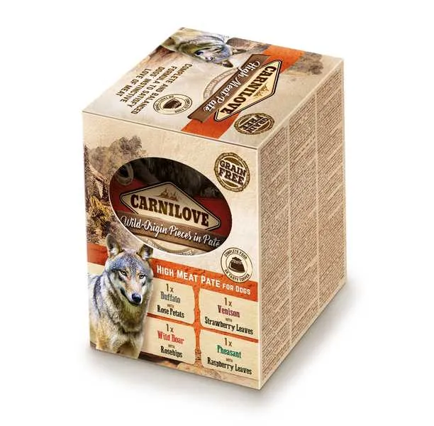 Carnilove Dog Pouch Pate Multipack (4×300g)