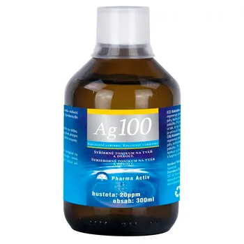 Pharma Activ Koloidné striebro Ag100 1×300 ml, 20 ppm, koloidné striebro