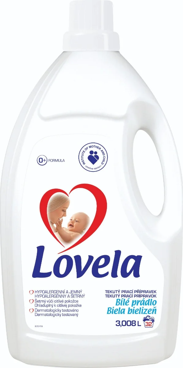 Lovela Baby tekutý prací gél pre deti, 32PD Biela 1×1 ks, prací gél pre deti biela, 32PD