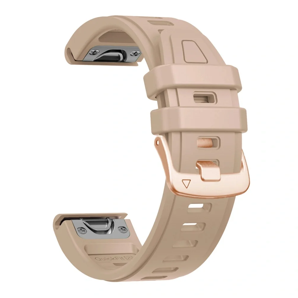 Tech-Protect Silicone remienok Garmin QuickFit 20mm, walnut