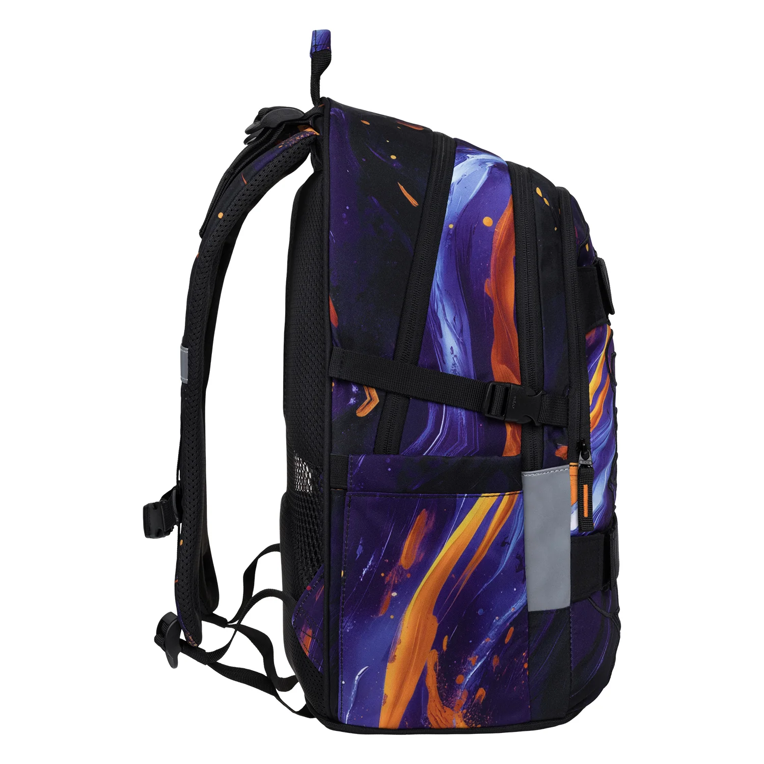 Školský batoh Skate Vibe GRS sivý, ergonomický