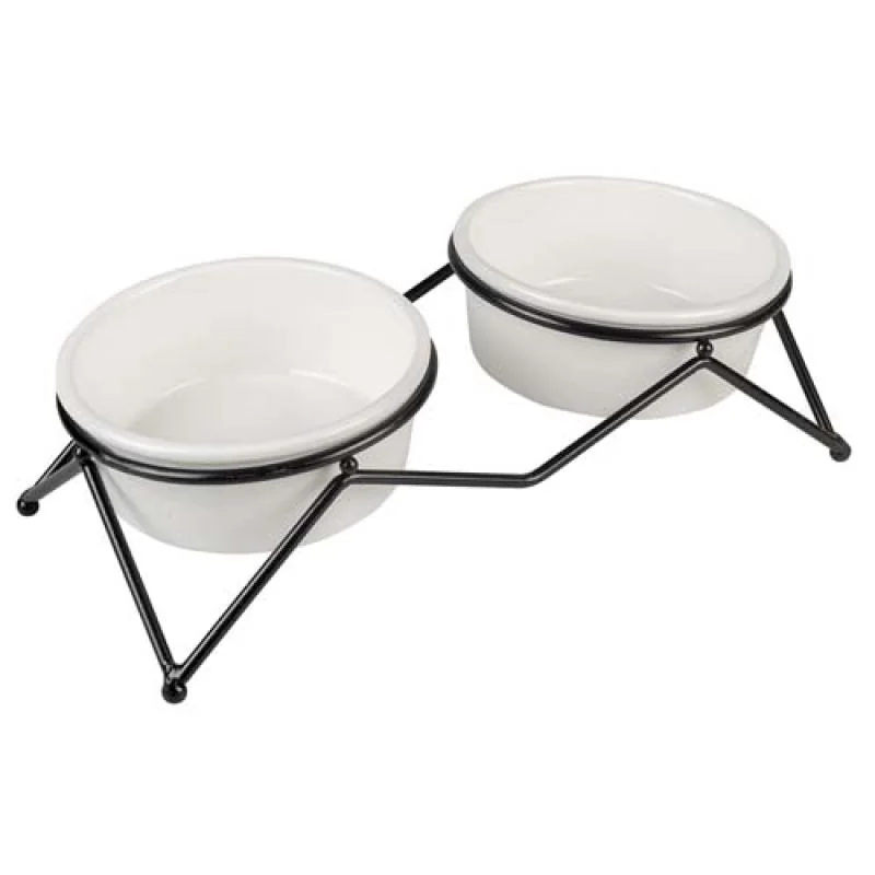 DUVO+ Set keramických misiek so stojanom 280ml/29x13,2x7,8cm
