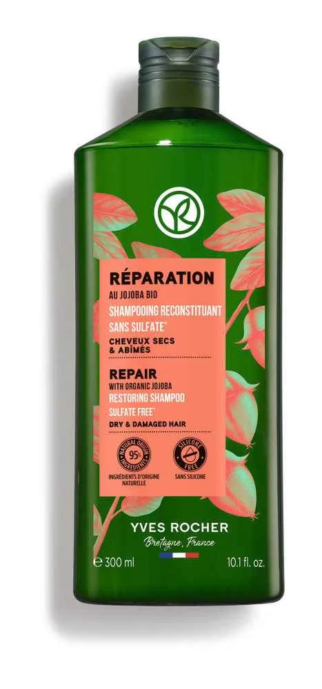 Yves Rocher Regeneračný šampón 1×300 ml, regeneračný šampón