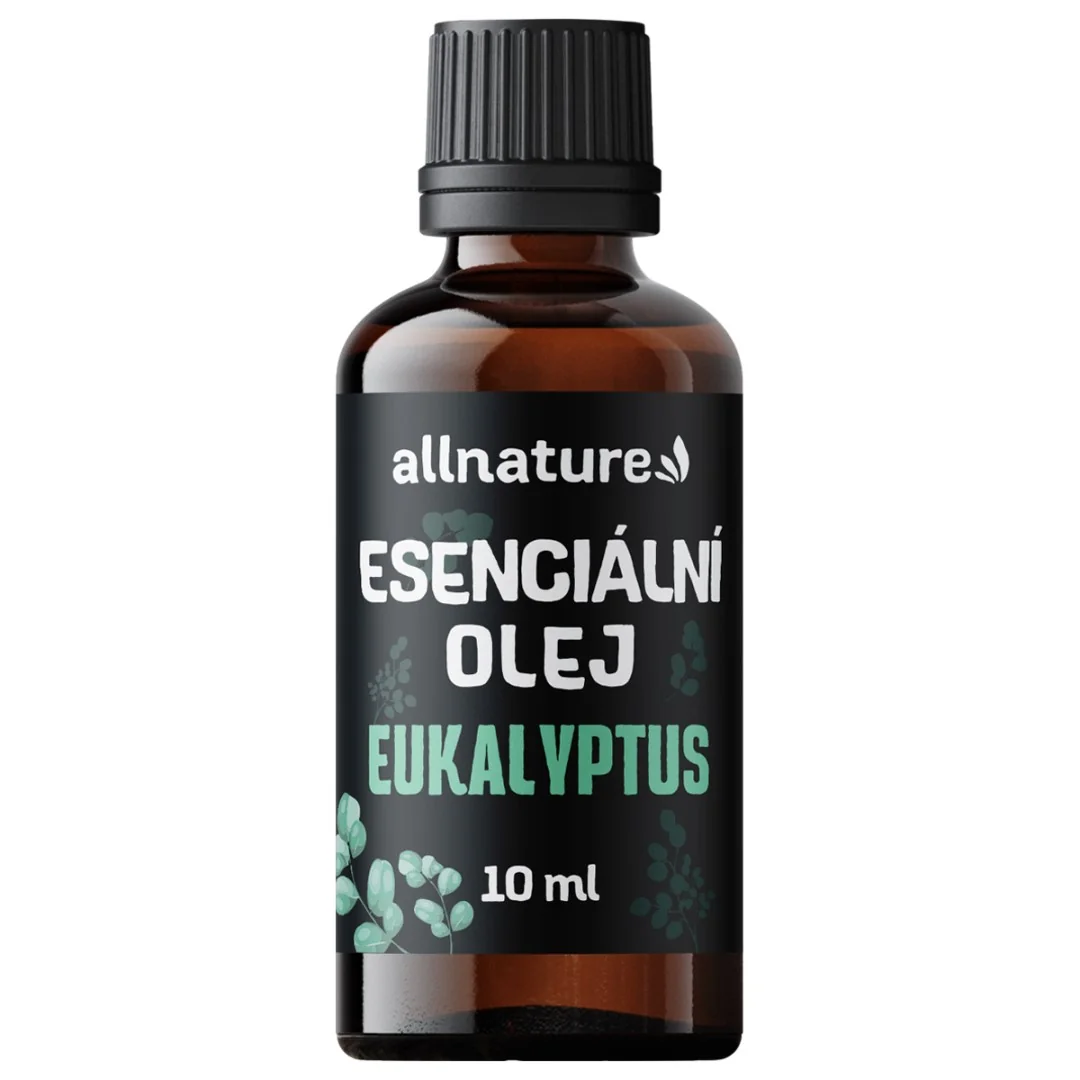 Allnature Esenciálny olej Eukalyptus 1×10 ml, esenciálny olej
