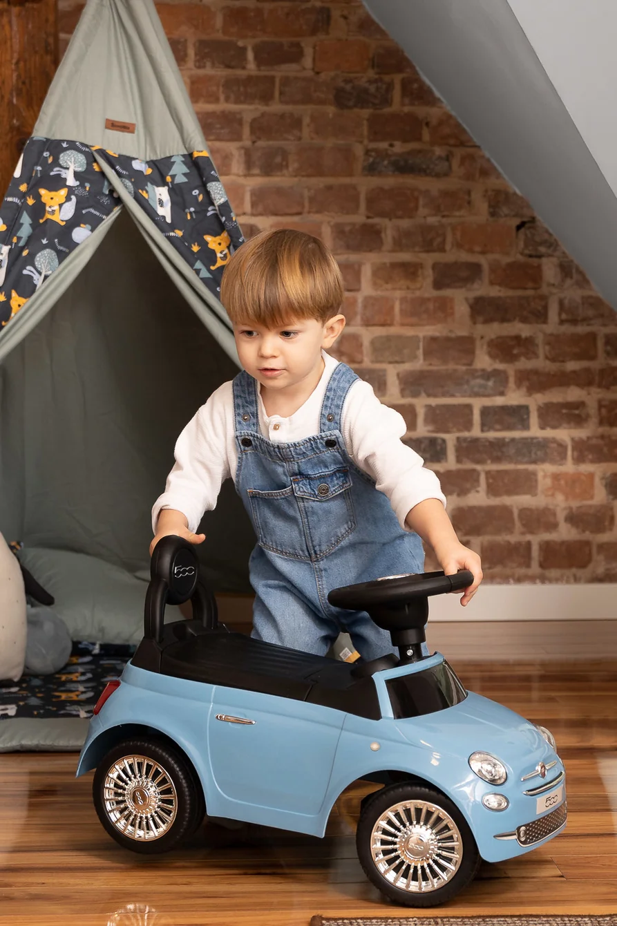 Detské odrážadlo Fiat 500 - růžové