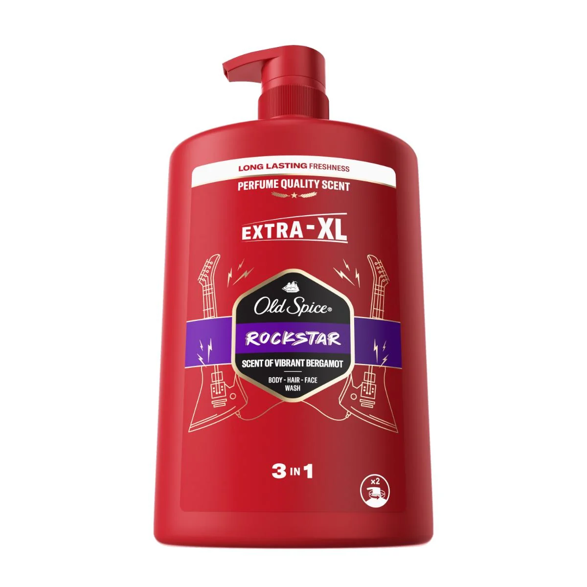Old Spice Rockstar sprchový gél 3 v 1 1000 ml