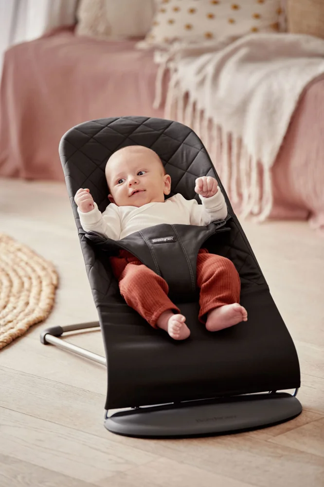 BABYBJÖRN Lehátko Bliss Cotton, Black 1×1 ks