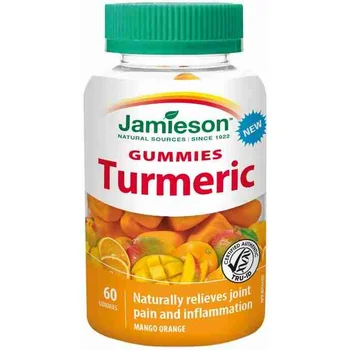 Jamieson Curcumin Turmeric Gummies 60ks 1×60 cps, výživový doplnok