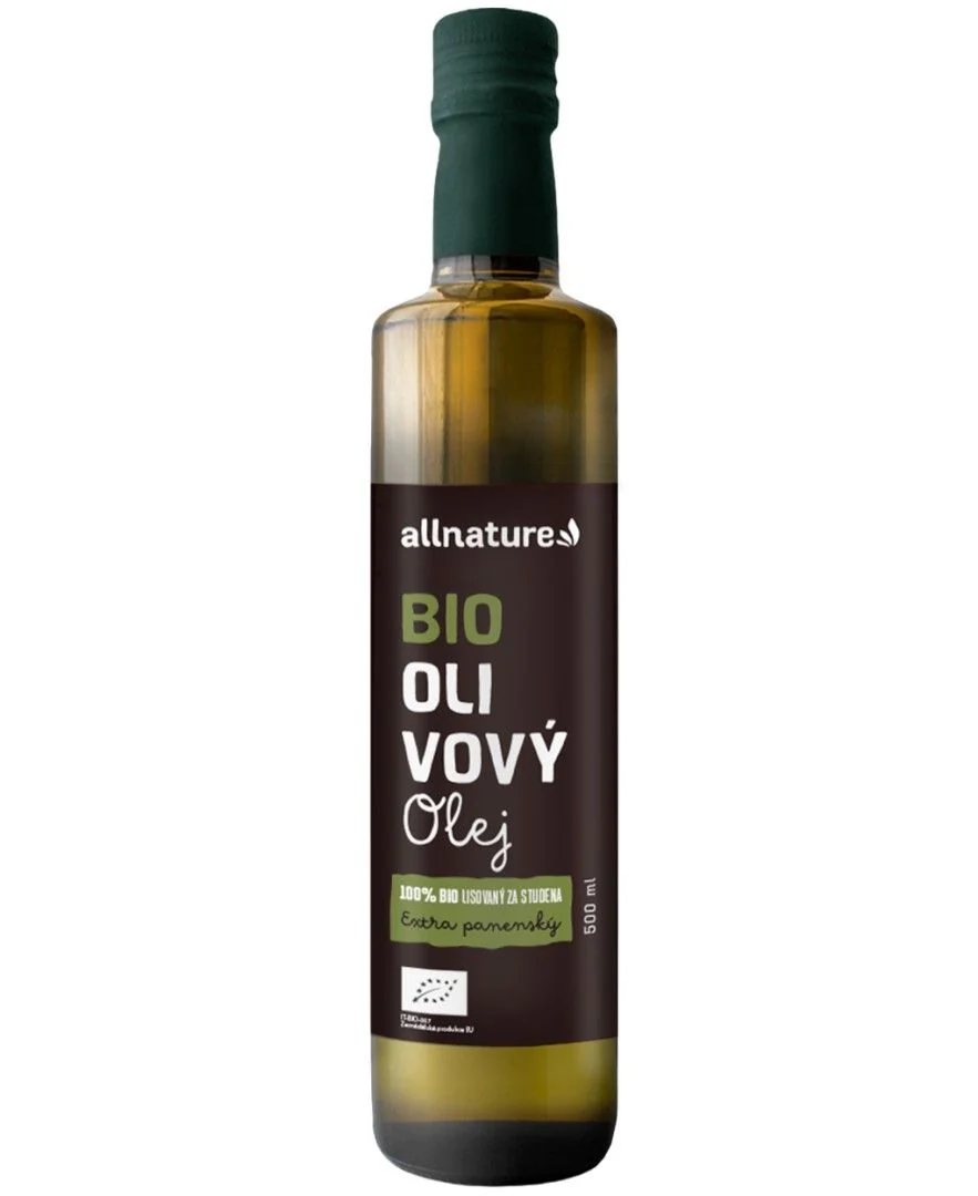 Allnature Bio Extra Panenský Olivový Olej 500ml 1×500 ml, panenský olivový olej