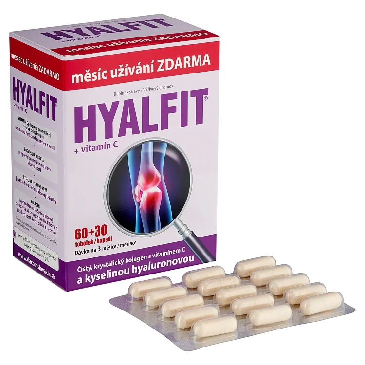 HYALFIT + vitamín C 1×90 cps, výživový doplnok