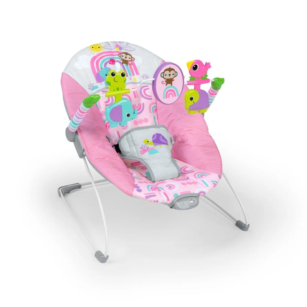Lehátko vibrujúce Pink Paradise™ 0m+ do 9 kg