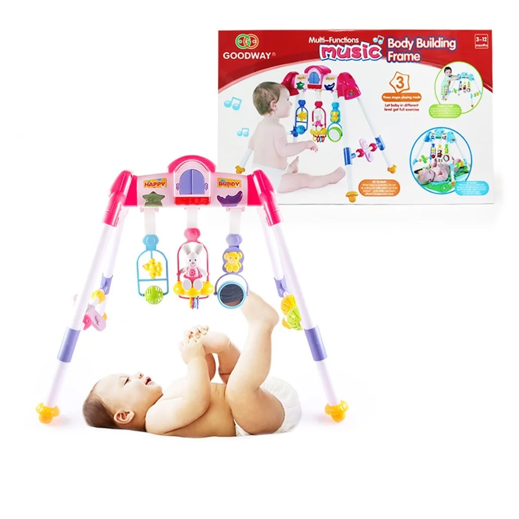 Detská hrajúca edukačná hrazdička De Lux Baby Mix pink , 20C33911