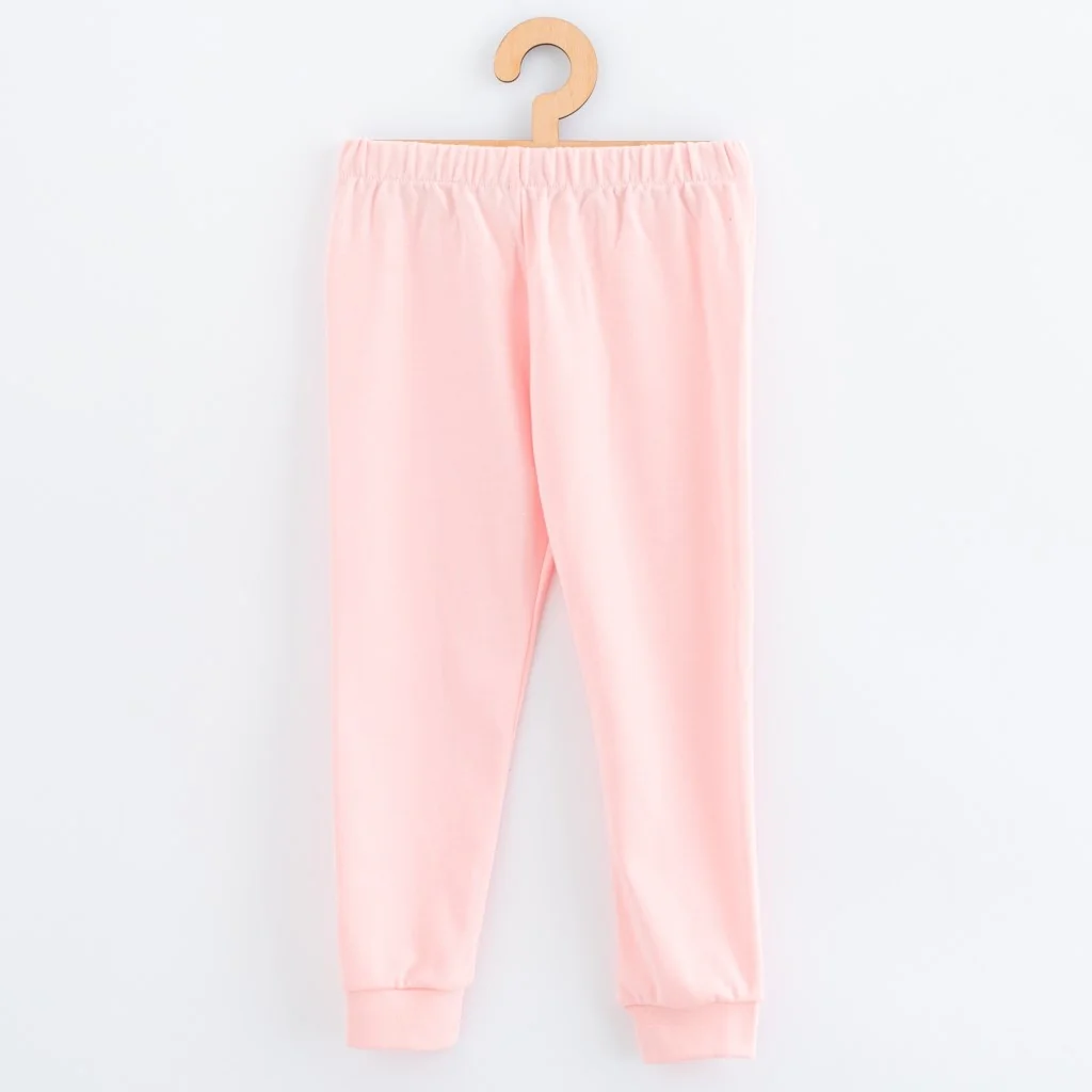Detské bavlnené pyžamko New Baby pink bear 128/134, 20C56711