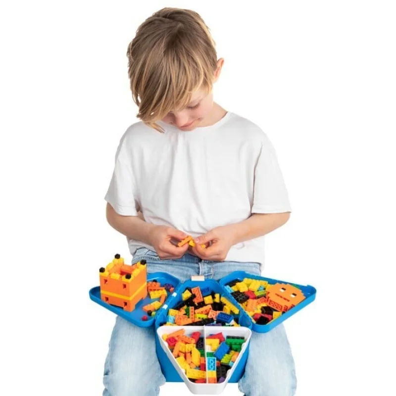 Trunki TeeBee, Prenosný kontajner na hračky, červený