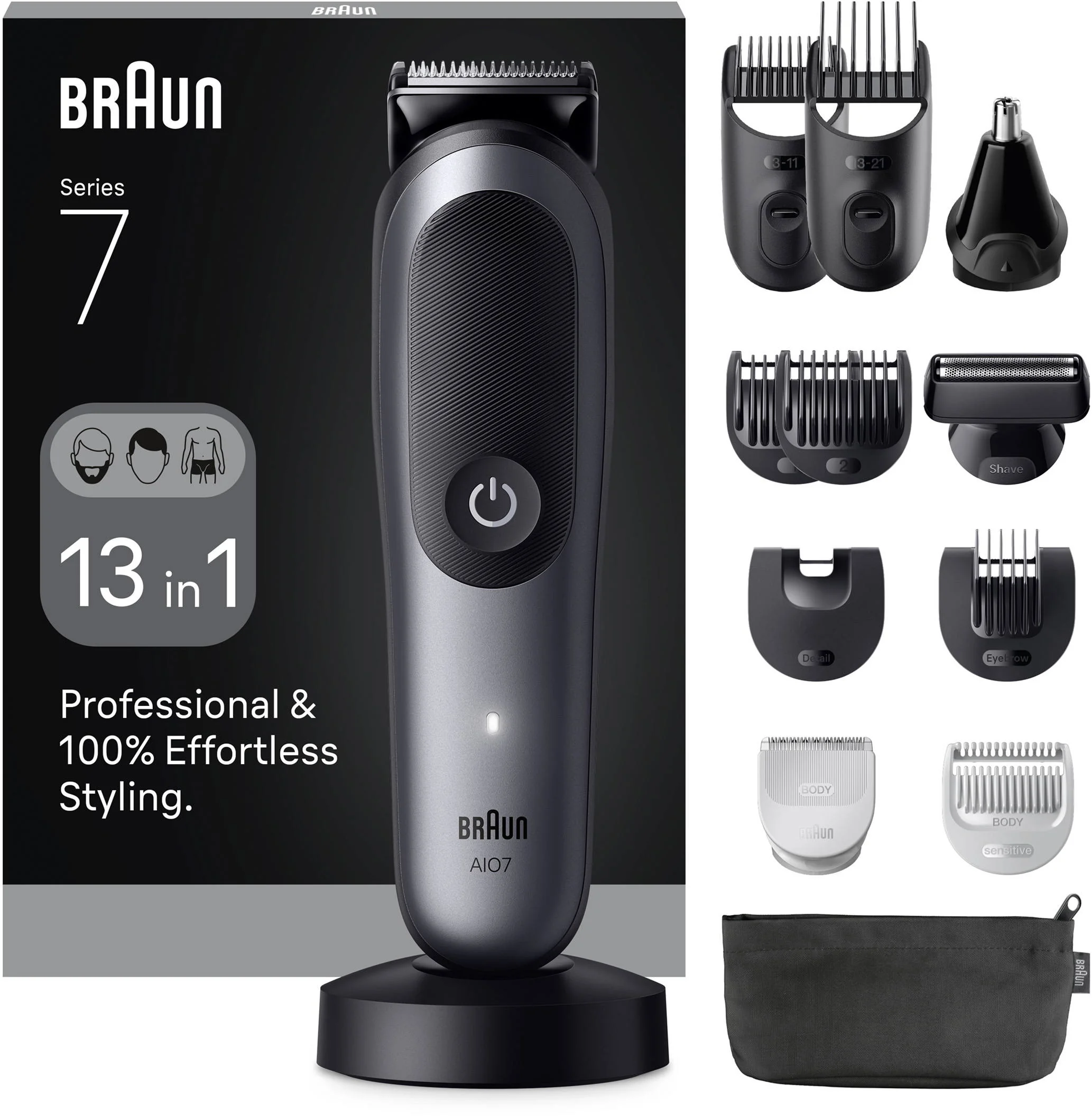 BRAUN ALL-IN-ONE SERIES 7 AIO7560 NA TELO 13V1 SADA 1 set