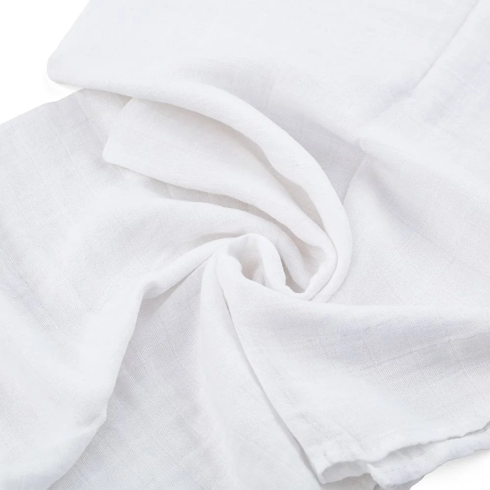 PETITE&MARS Sada plienok bambusová mušelínová 3ks Moussy Total White, 68 x 68 cm 1×3 ks, sada plienok
