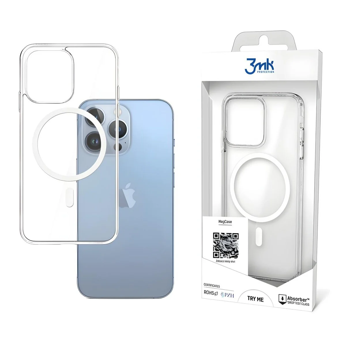 Puzdro pre iPhone 13 Pro - Transparentná