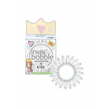 invisibobble® KIDS Princess Sparkle 1×3 ks, špirálové gumičky do vlasov
