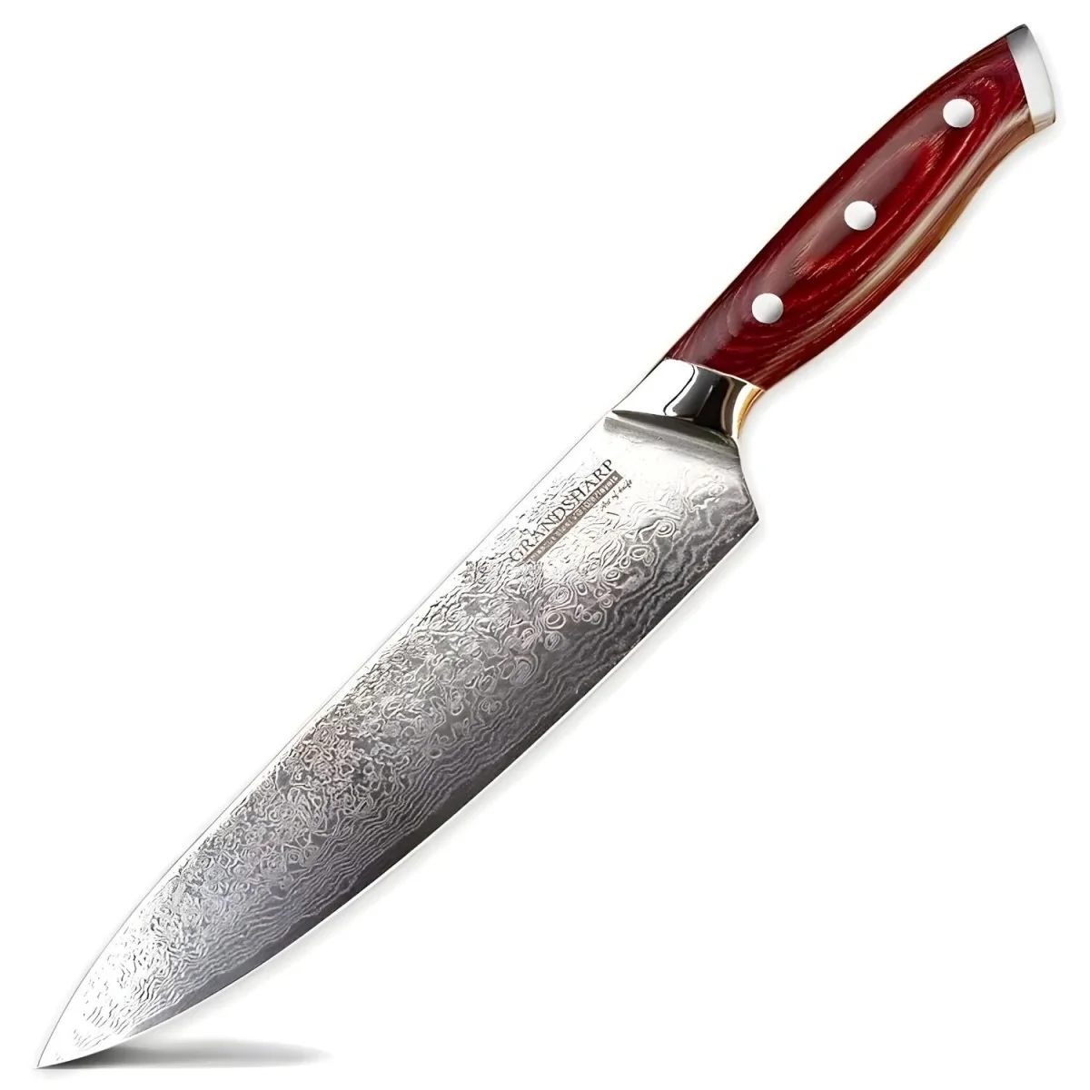 Damaškový kuchynský nôž Chef, čepeľ 20cm