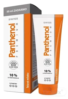 SWISS Panthenol PREMIUM 10% telové mlieko