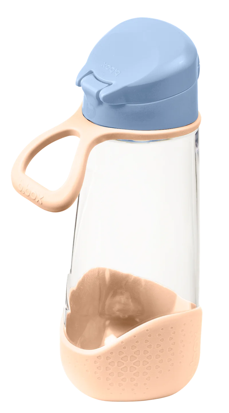 Športová fľaša na pitie 600 ml broskyňová