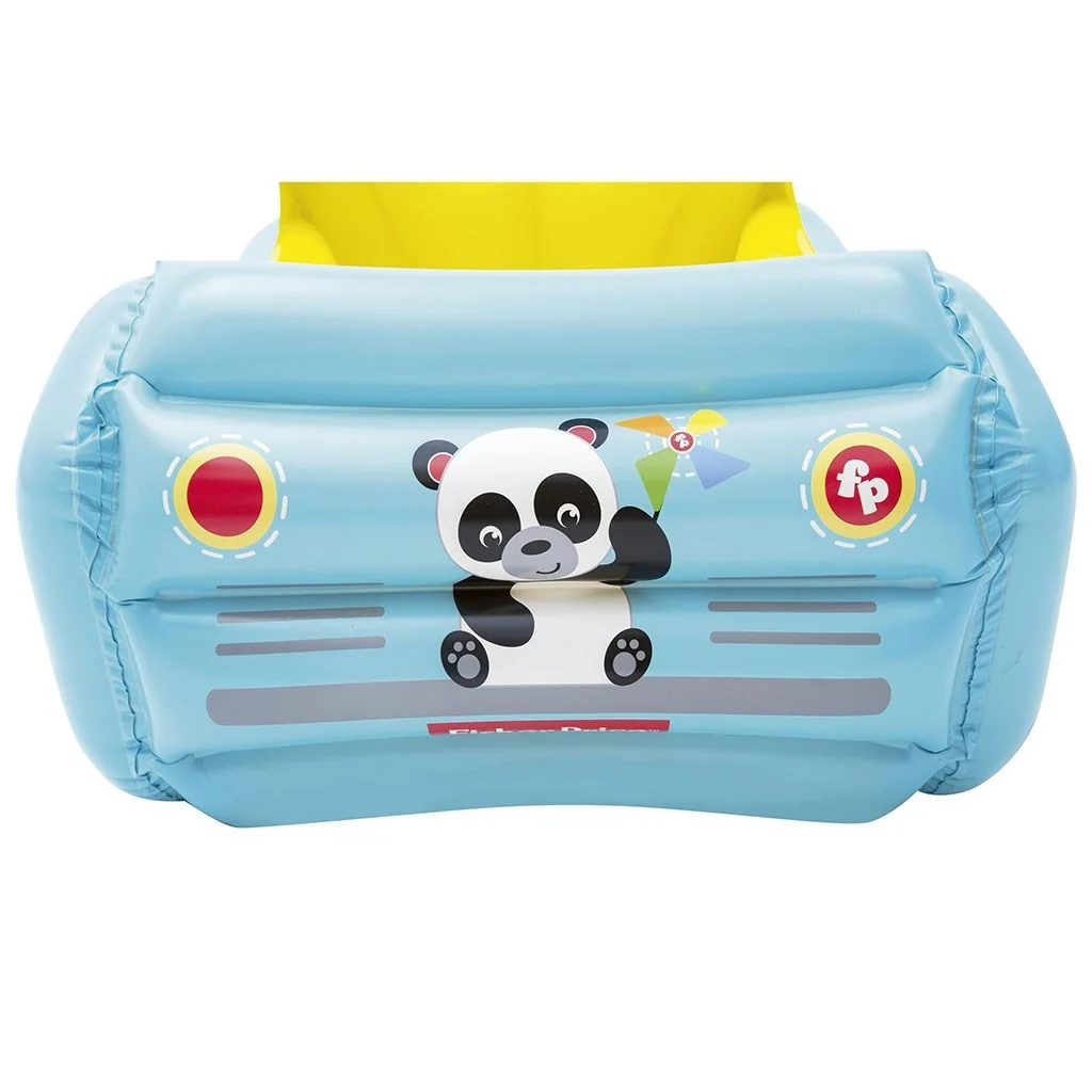 Detské nafukovacie autíčko Fisher-Price s loptičkami 119x79x51 cm