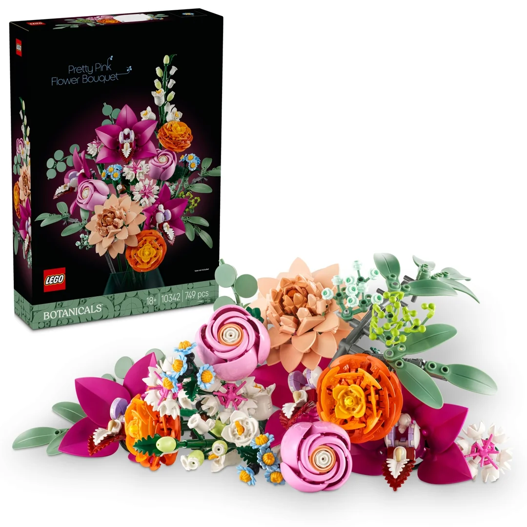 LEGO® Botanicals 10342 Krásna kytica rúžových kvetov