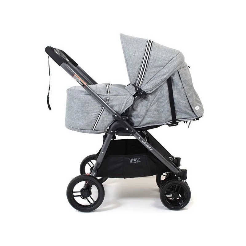 Kočík dvojičkový Snap Ultra Duo Tailor Made Grey Marle