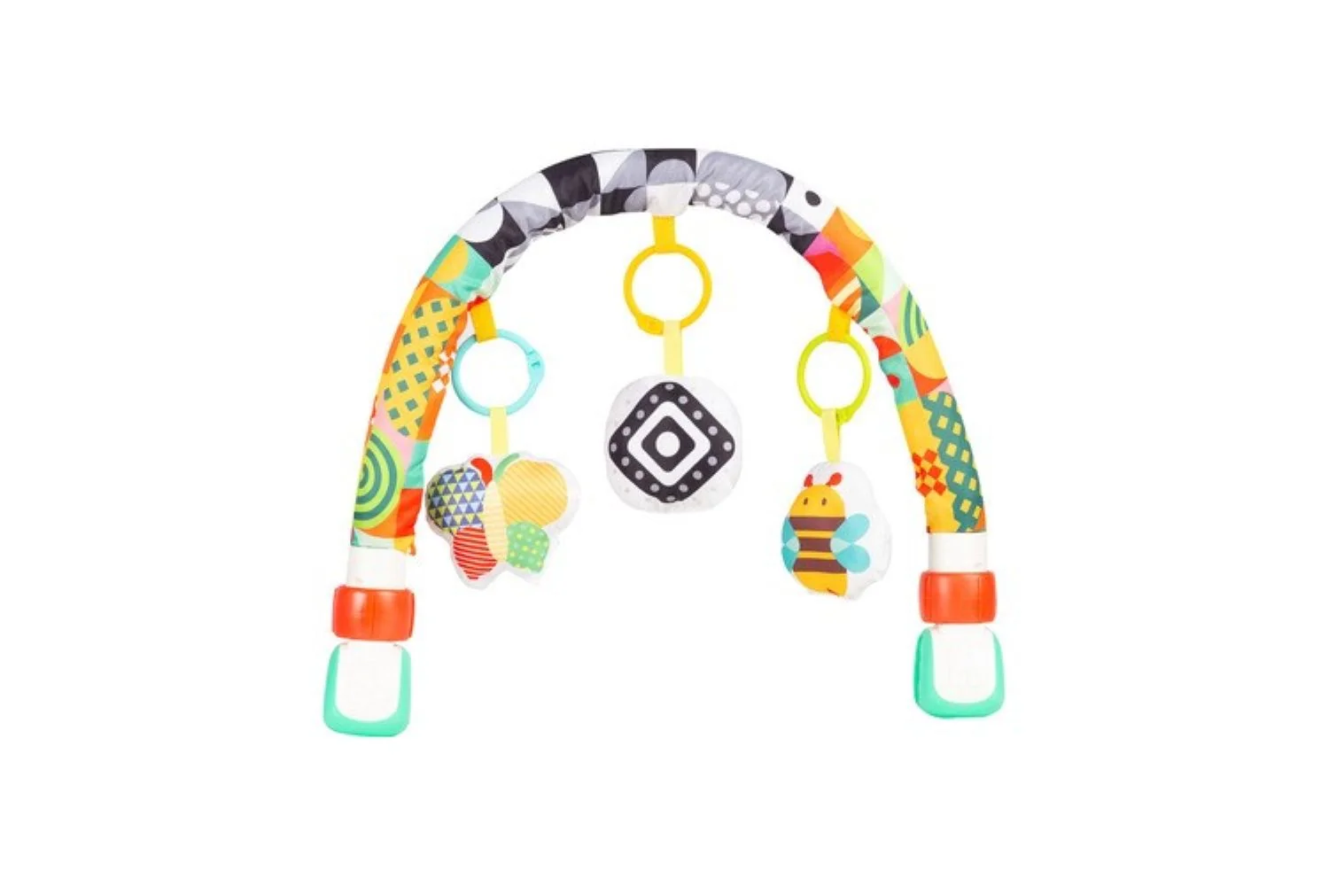 Edukačná hrazdička na kočík - farebná