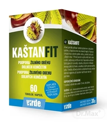 VIRDE KAŠTANFIT 1×60 cps, výživový doplnok
