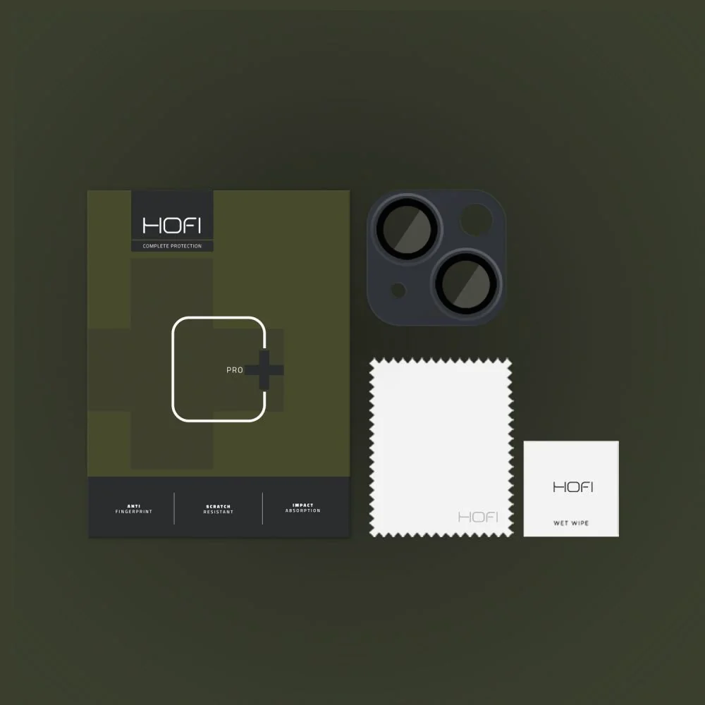 HOFI Fullcam Pro+ ochranné sklo na kameru na iPhone 15 / 15 Plus, čierne ne