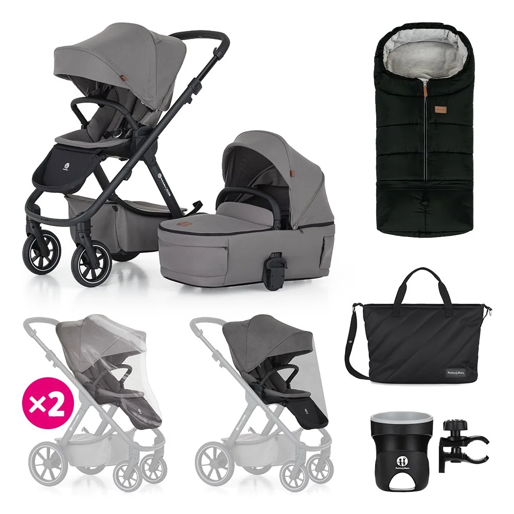 Kočík kombinovaný ICON 2v1 Dove Grey XXL RWS 