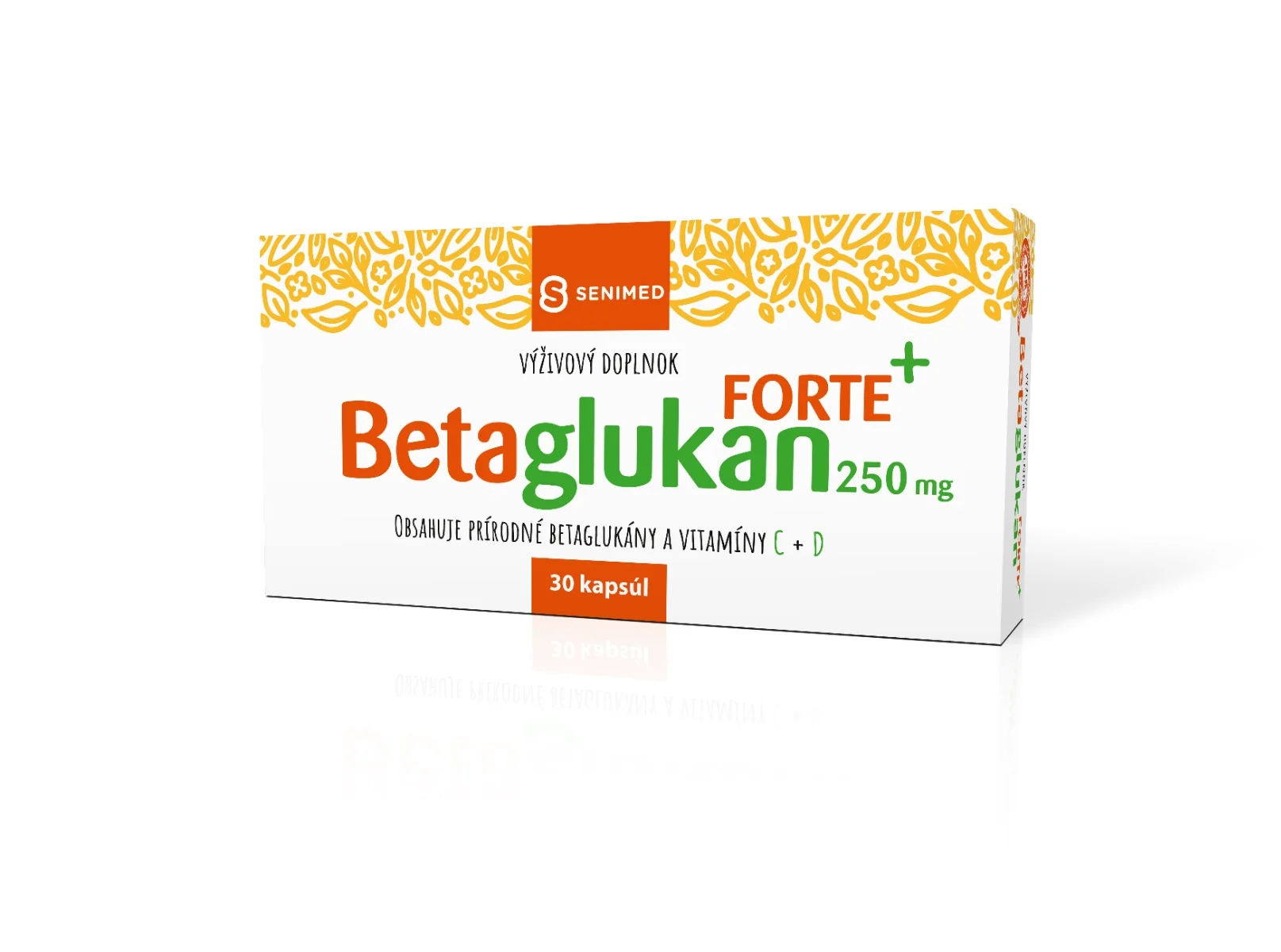 Betaglukan Forte+ 250mg tob.30 1×30 tbl, výživový doplnok