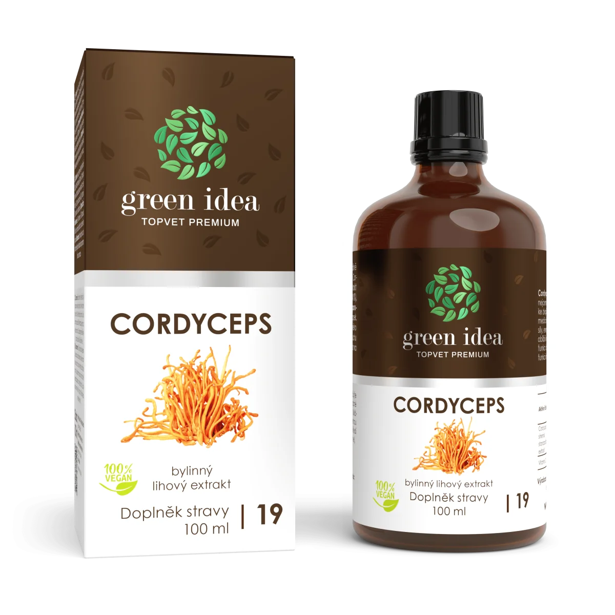 Cordyceps – tinktúra (kvapky) 100 ml – Green idea