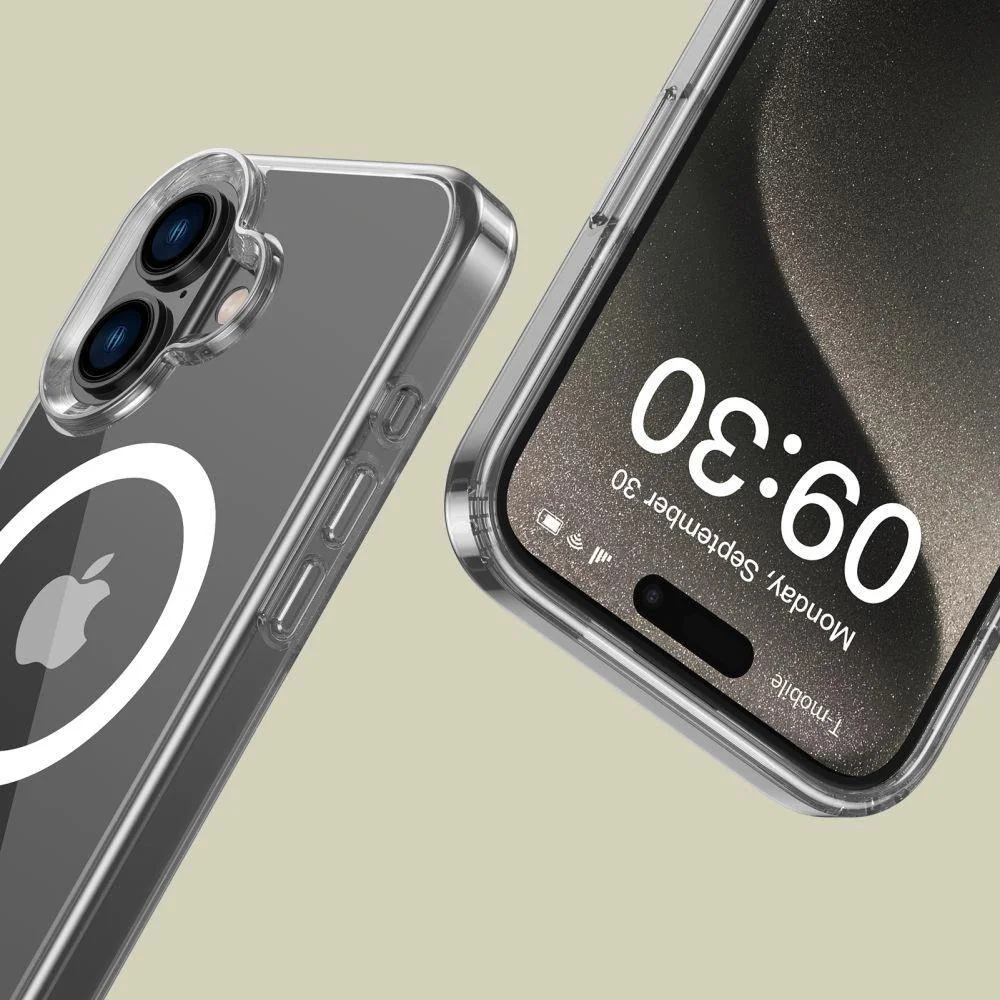 Flexair Hybrid MagSafe obal na iPhone 16 Transparentná, 1 x 1 ks