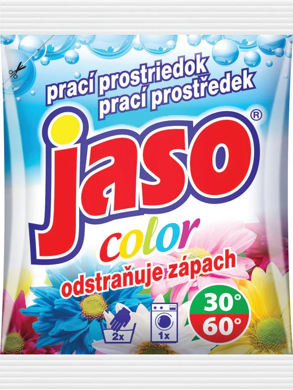 Jaso prášok 1×80 g, na farebnú bielizeň
