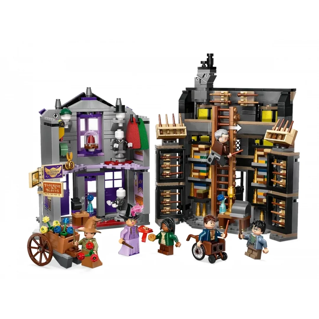 LEGO® Harry Potter™ 76439 Ollivanderov obchod a Obchod madam Malkinovej