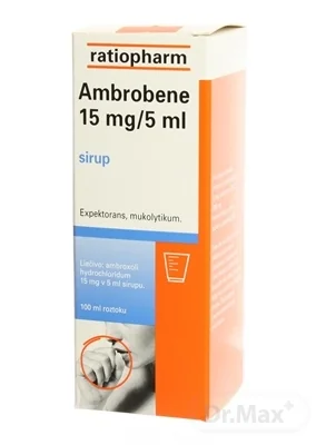 AMBROBENE 15 mg/5 ml 1×100 ml, sirup