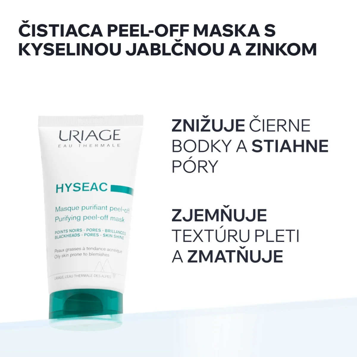 URIAGE HYSÉAC Purifying Peel-Off Mask , 50ml 1×50 ml, zlupovacia maska